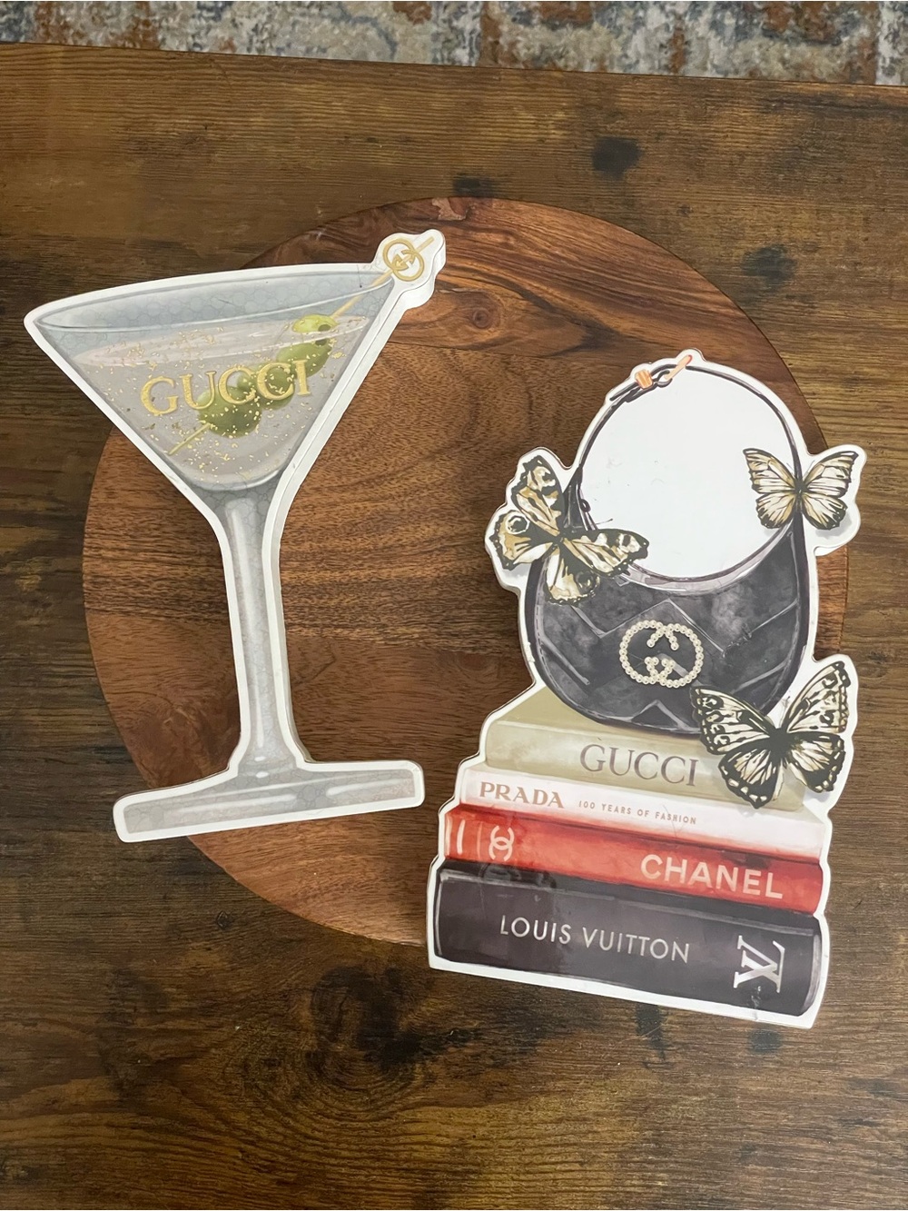 3D Wood Tabletop Sign Bundle - Set Of Two